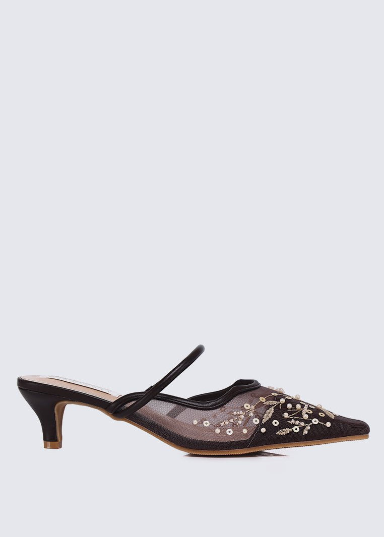 Petaline Comfy Heels In EspressoHeels - myballerine