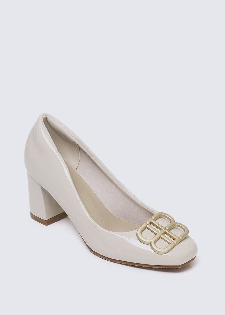Phyllis Comfy Heels In AlmondHeels - myballerine