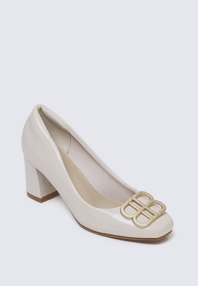 Phyllis Comfy Heels In AlmondHeels - myballerine