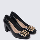 Phyllis Comfy Heels In BlackHeels - myballerine