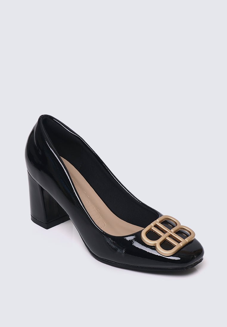Phyllis Comfy Heels In BlackHeels - myballerine