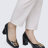 Phyllis Comfy Heels In BlackHeels - myballerine