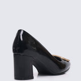 Phyllis Comfy Heels In BlackHeels - myballerine
