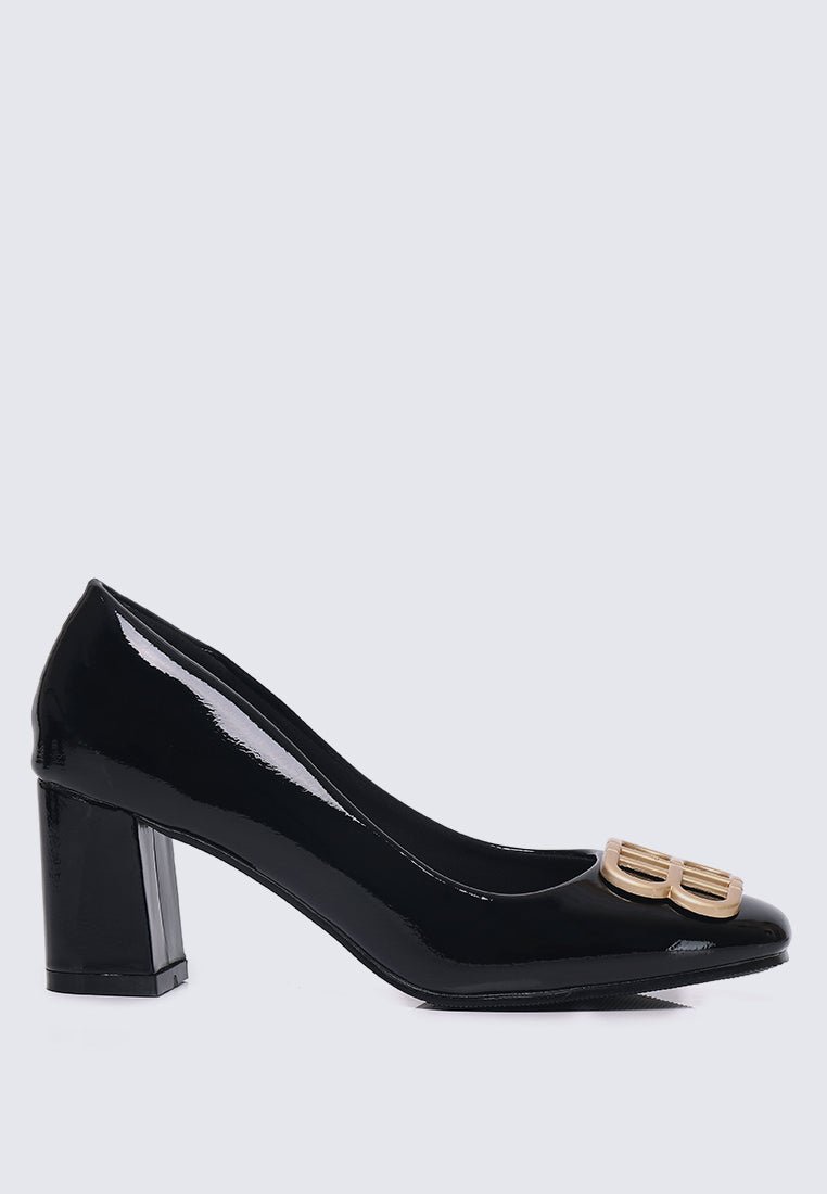 Phyllis Comfy Heels In BlackHeels - myballerine
