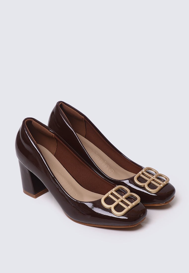 Phyllis Comfy Heels In EspressoHeels - myballerine