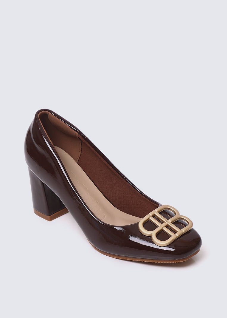Phyllis Comfy Heels In EspressoHeels - myballerine