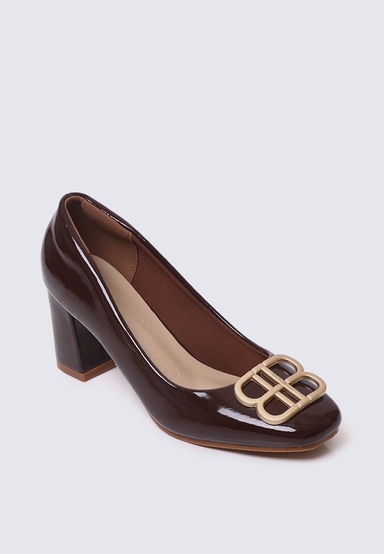 Phyllis Comfy Heels In EspressoHeels - myballerine