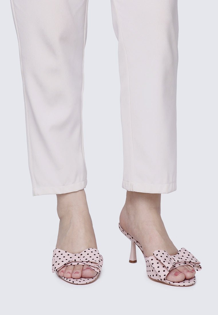 Polina Comfy Heels In PinkHeels - myballerine