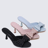 Polina Comfy Heels In PinkHeels - myballerine
