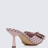 Polina Comfy Heels In PinkHeels - myballerine