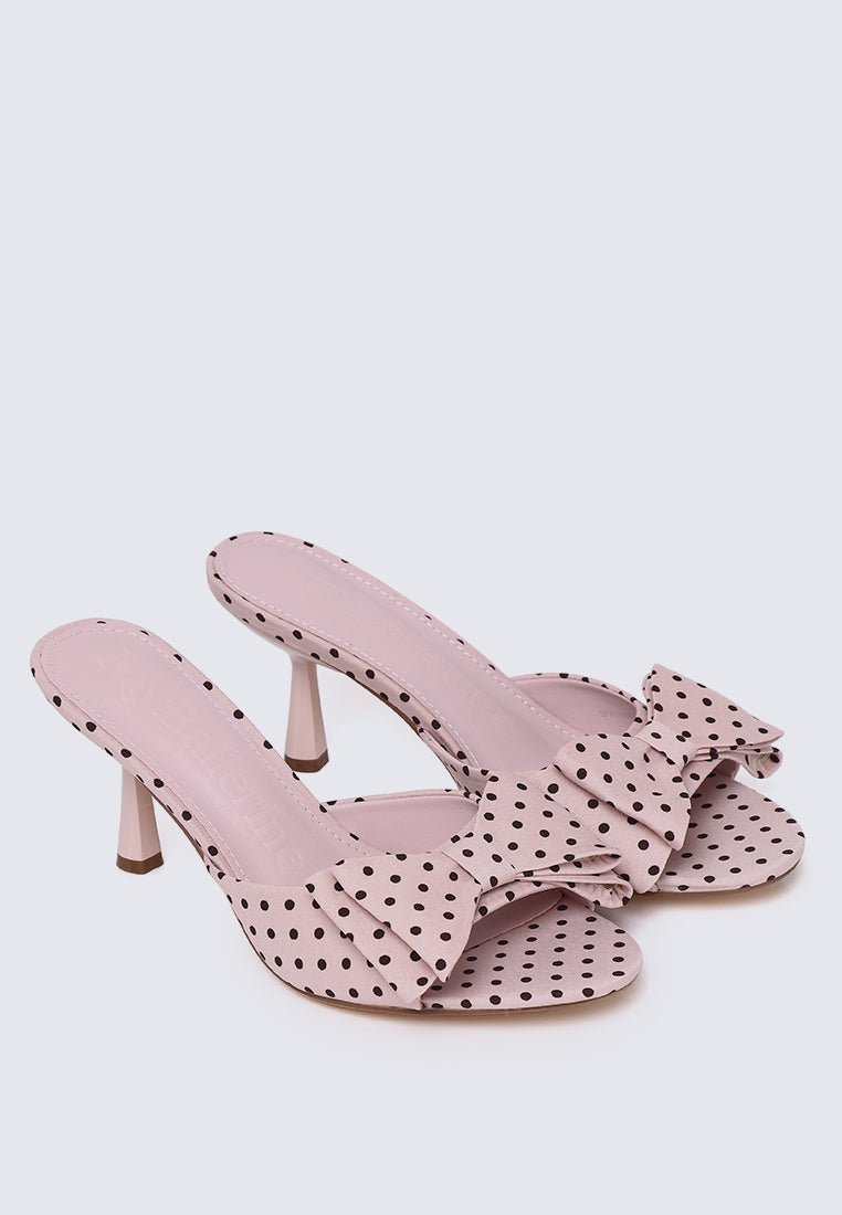 Polina Comfy Heels In PinkHeels - myballerine