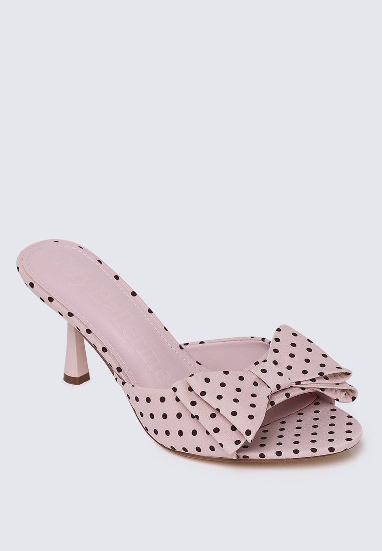 Polina Comfy Heels In PinkHeels - myballerine