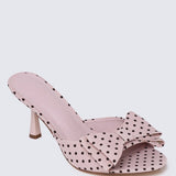 Polina Comfy Heels In PinkHeels - myballerine