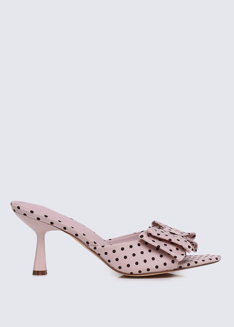 Polina Comfy Heels In PinkHeels - myballerine