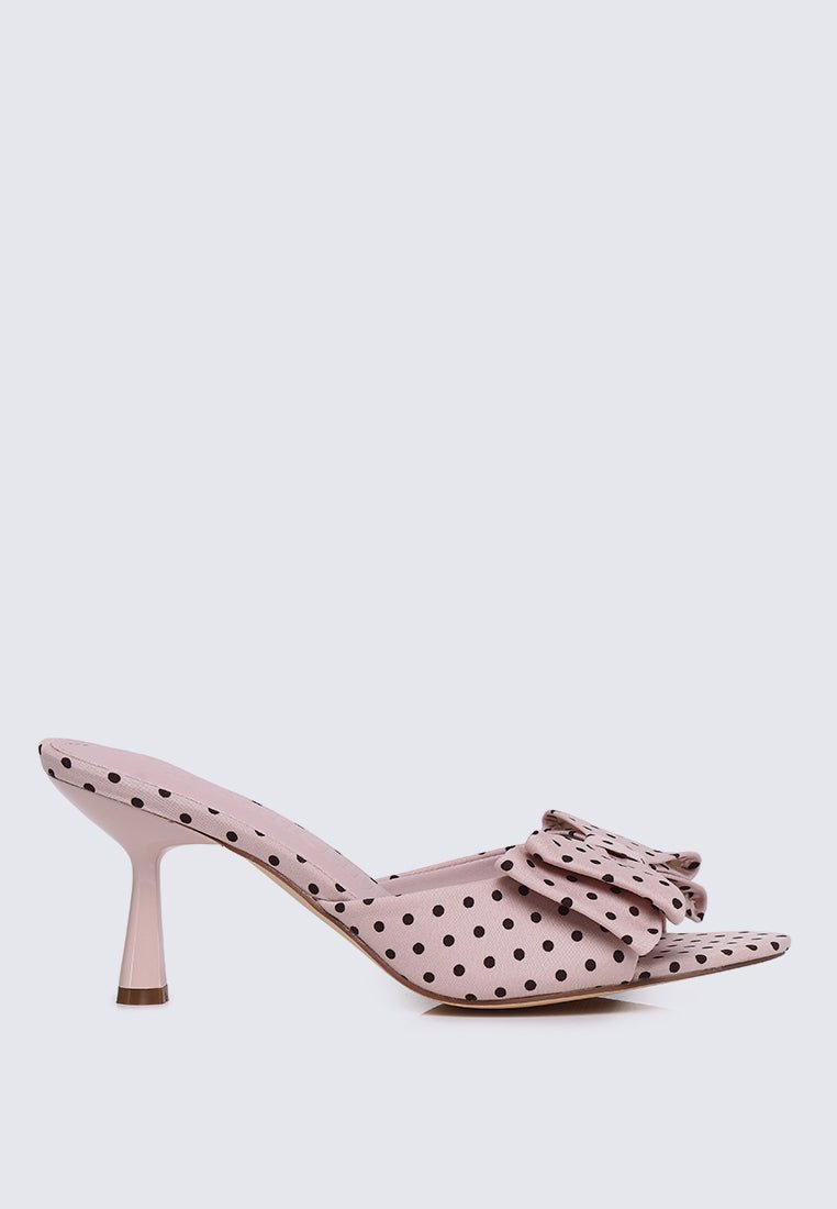 Polina Comfy Heels In PinkHeels - myballerine