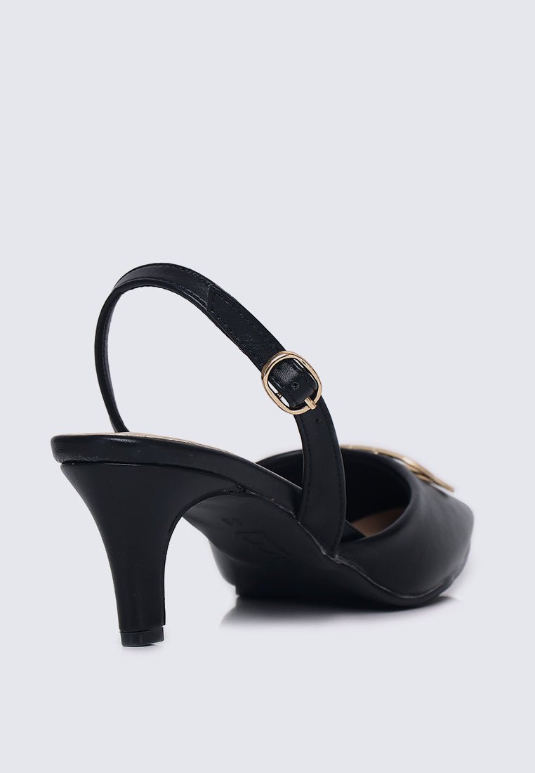 Portia Comfy Heels In BlackHeels - myballerine