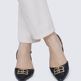 Portia Comfy Heels In BlackHeels - myballerine