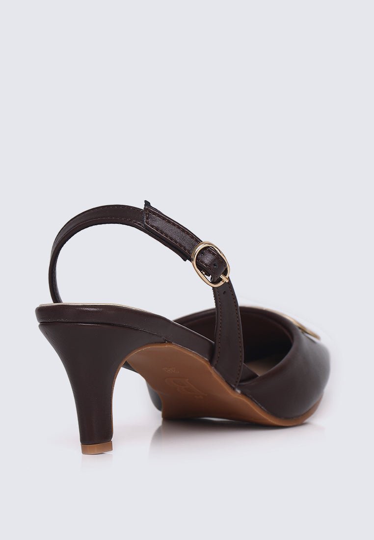 Portia Comfy Heels In EspressoHeels - myballerine