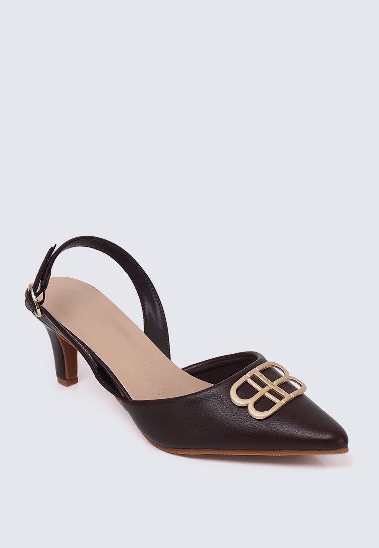 Portia Comfy Heels In EspressoHeels - myballerine