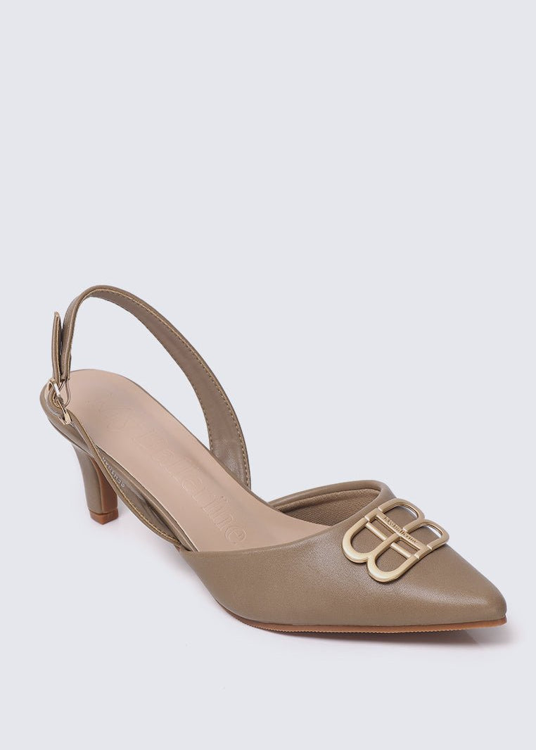 Portia Comfy Heels In TanHeels - myballerine