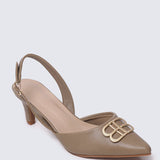 Portia Comfy Heels In TanHeels - myballerine