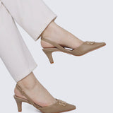 Portia Comfy Heels In TanHeels - myballerine