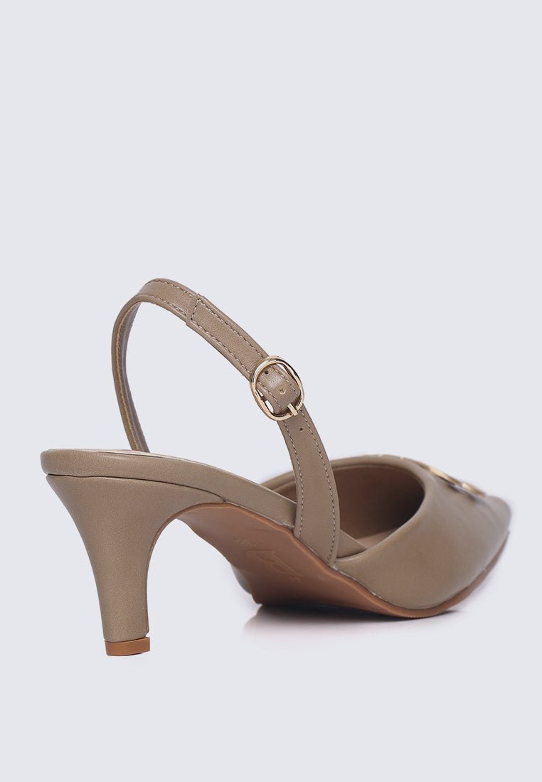 Portia Comfy Heels In TanHeels - myballerine