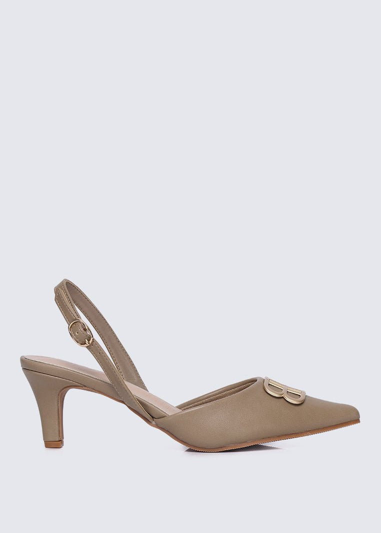 Portia Comfy Heels In TanHeels - myballerine