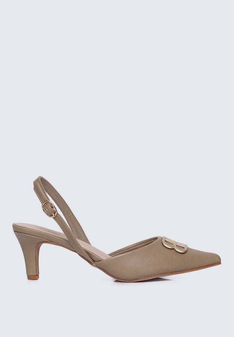 Portia Comfy Heels In TanHeels - myballerine