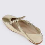 PRE ORDER - Brenee Comfy Ballerina In GoldShoes - myballerine