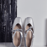 PRE ORDER - Brenee Comfy Ballerina In Silver - myballerine
