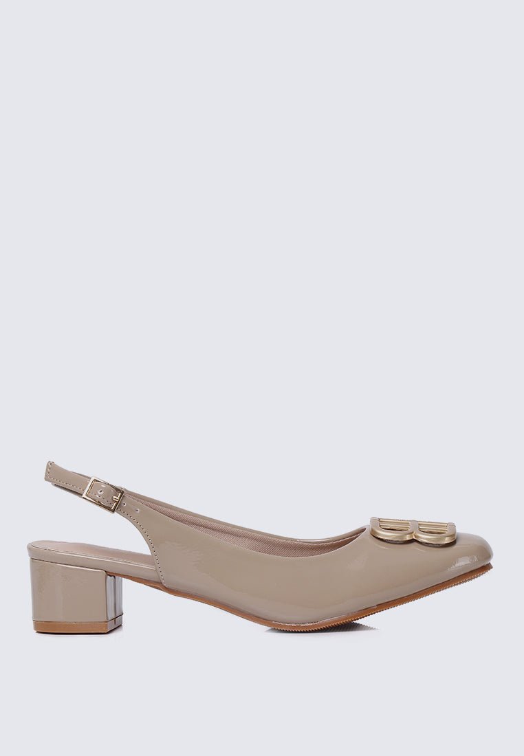 Priya Comfy Heels in AlmondHeels - myballerine