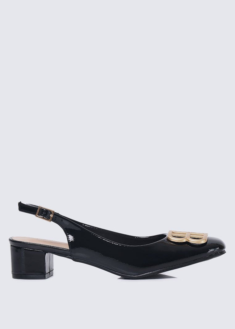 Priya Comfy Heels in BlackHeels - myballerine