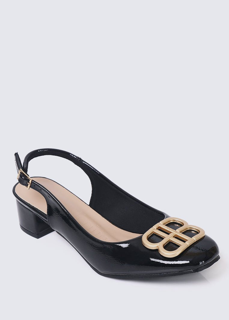 Priya Comfy Heels in BlackHeels - myballerine