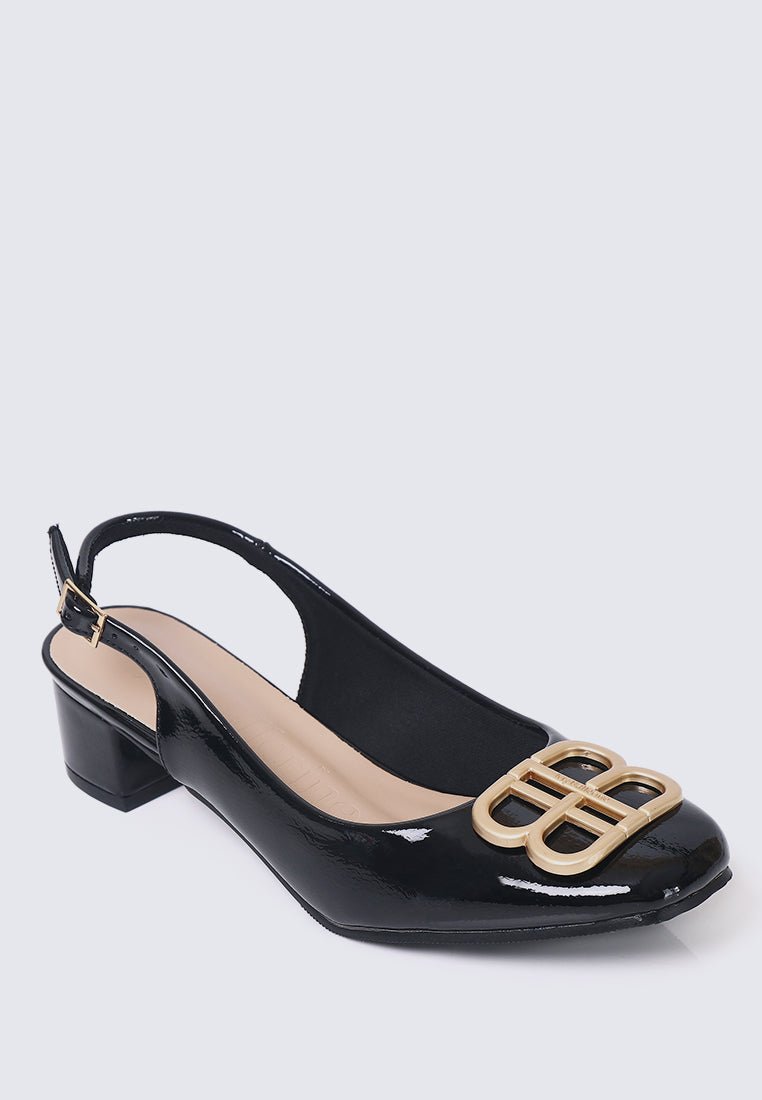 Priya Comfy Heels in BlackHeels - myballerine