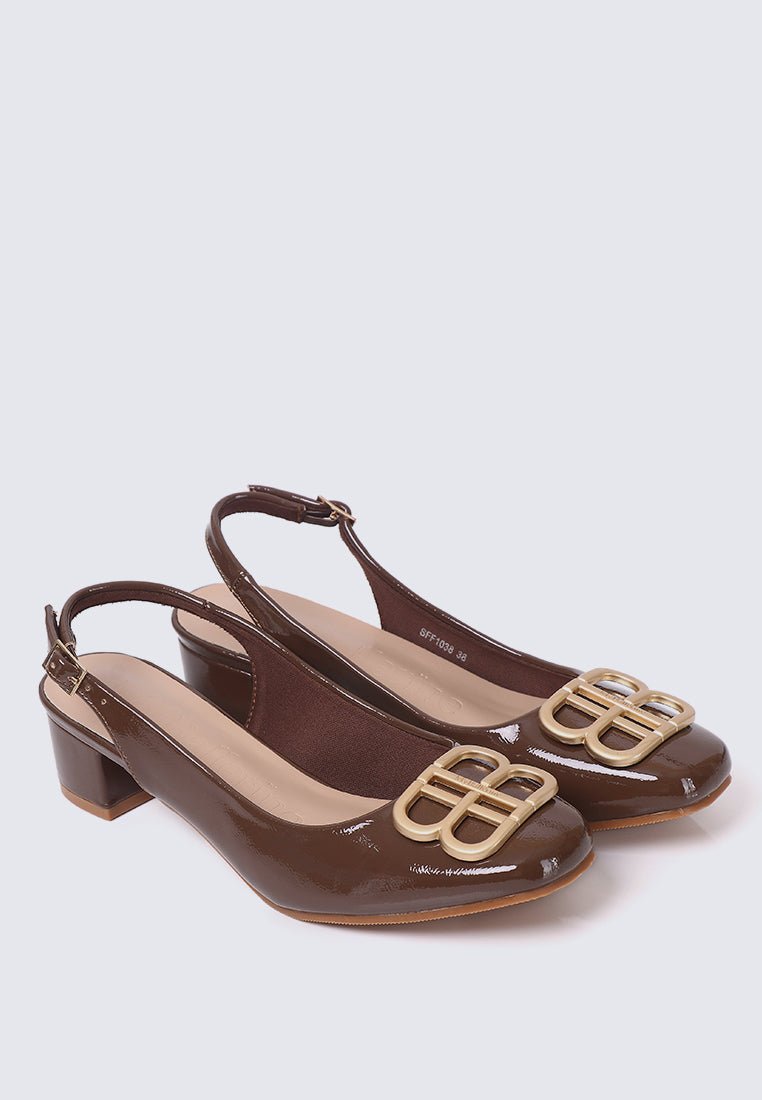 Priya Comfy Heels in EspressoHeels - myballerine