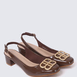 Priya Comfy Heels in EspressoHeels - myballerine