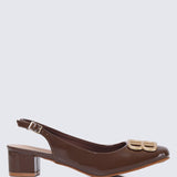 Priya Comfy Heels in EspressoHeels - myballerine