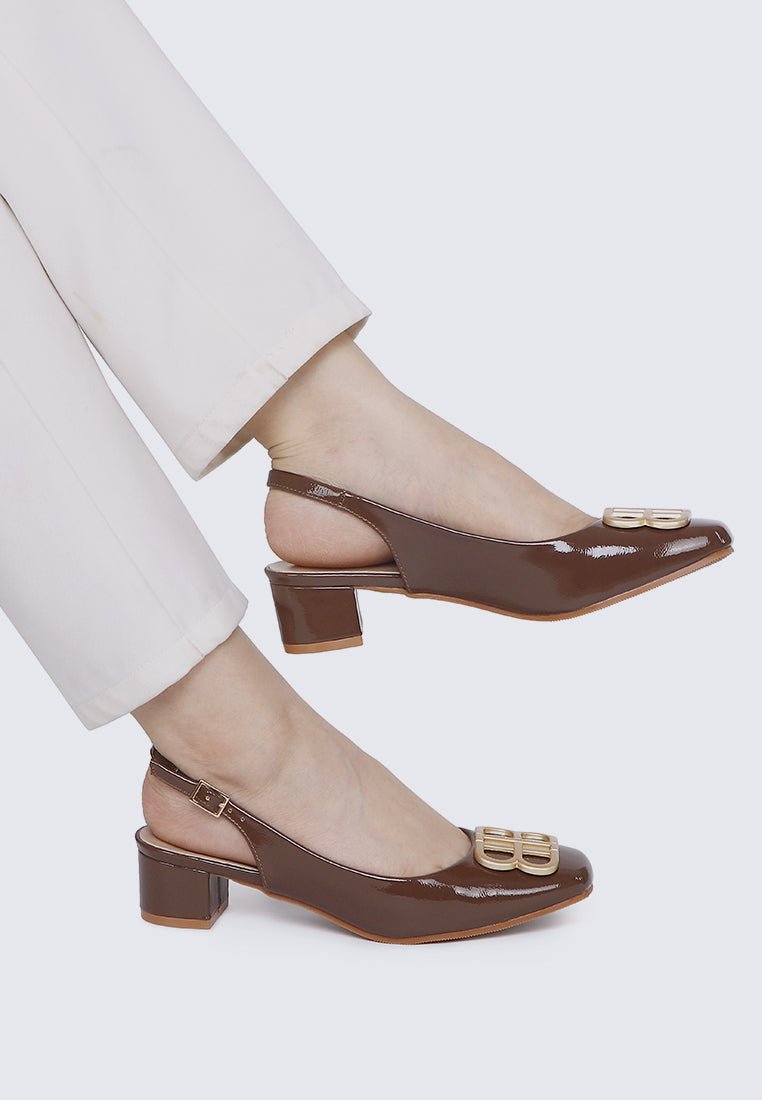 Priya Comfy Heels in EspressoHeels - myballerine