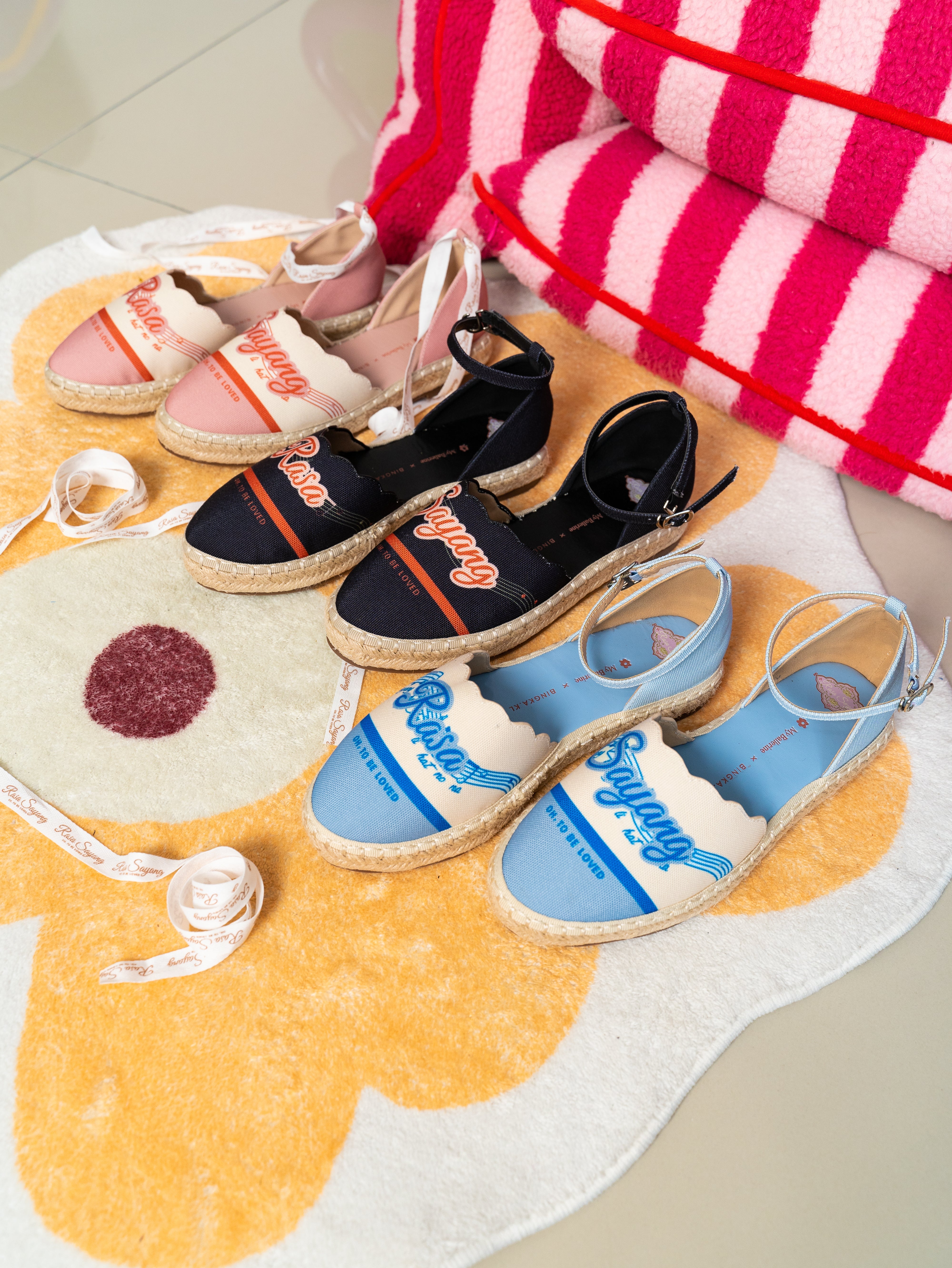 Rasa Sayang Comfy Espadrilles In BlueShoes - myballerine