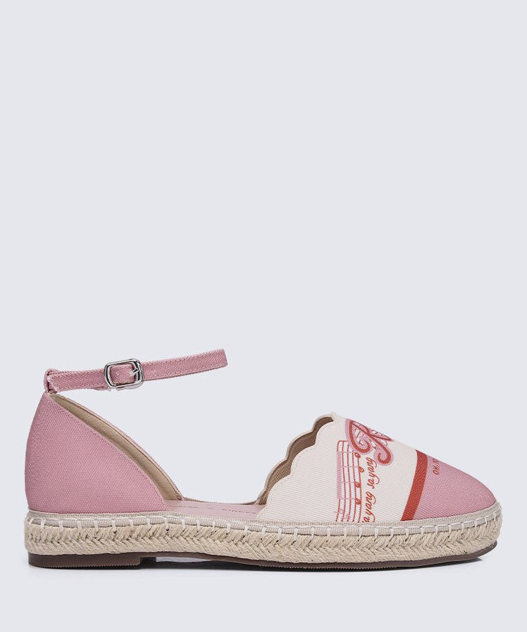 Rasa Sayang Comfy Espadrilles In BlushShoes - myballerine