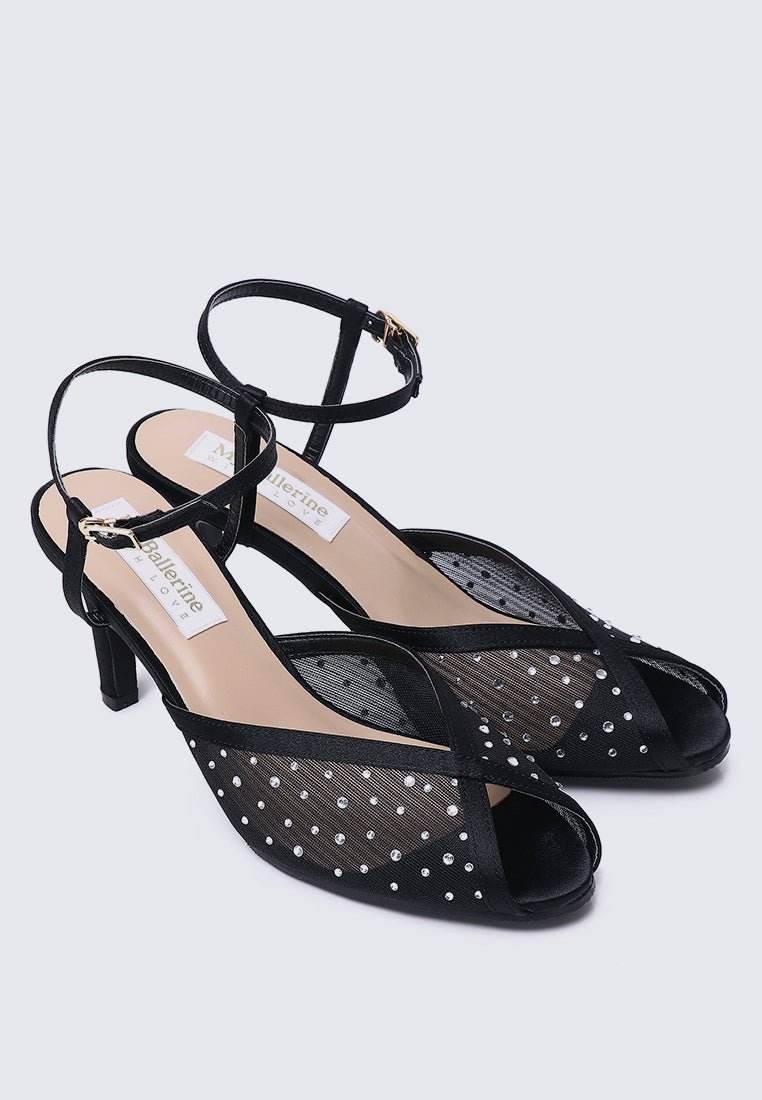 Ravenna Comfy Heels In BlackHeels - myballerine