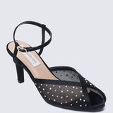 Ravenna Comfy Heels In BlackHeels - myballerine