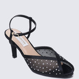 Ravenna Comfy Heels In BlackShoes - myballerine