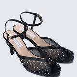 Ravenna Comfy Heels In BlackShoes - myballerine