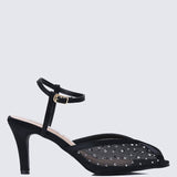 Ravenna Comfy Heels In BlackShoes - myballerine