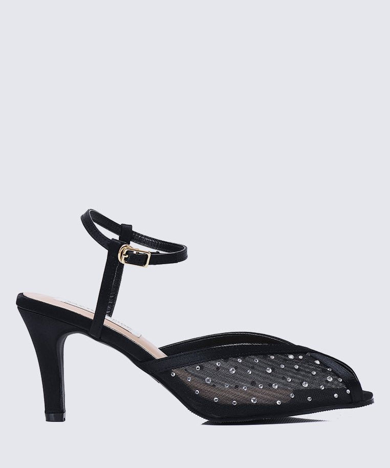 Ravenna Comfy Heels In BlackShoes - myballerine