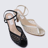 Ravenna Comfy Heels In NudeHeels - myballerine