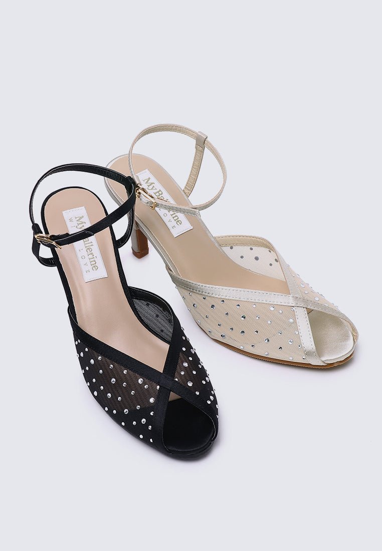 Ravenna Comfy Heels In NudeShoes - myballerine