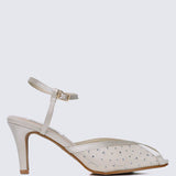 Ravenna Comfy Heels In NudeShoes - myballerine